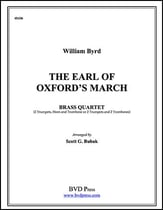 EARL OF OXFORD'S MARCH BRASS QUARTET P.O.D. cover